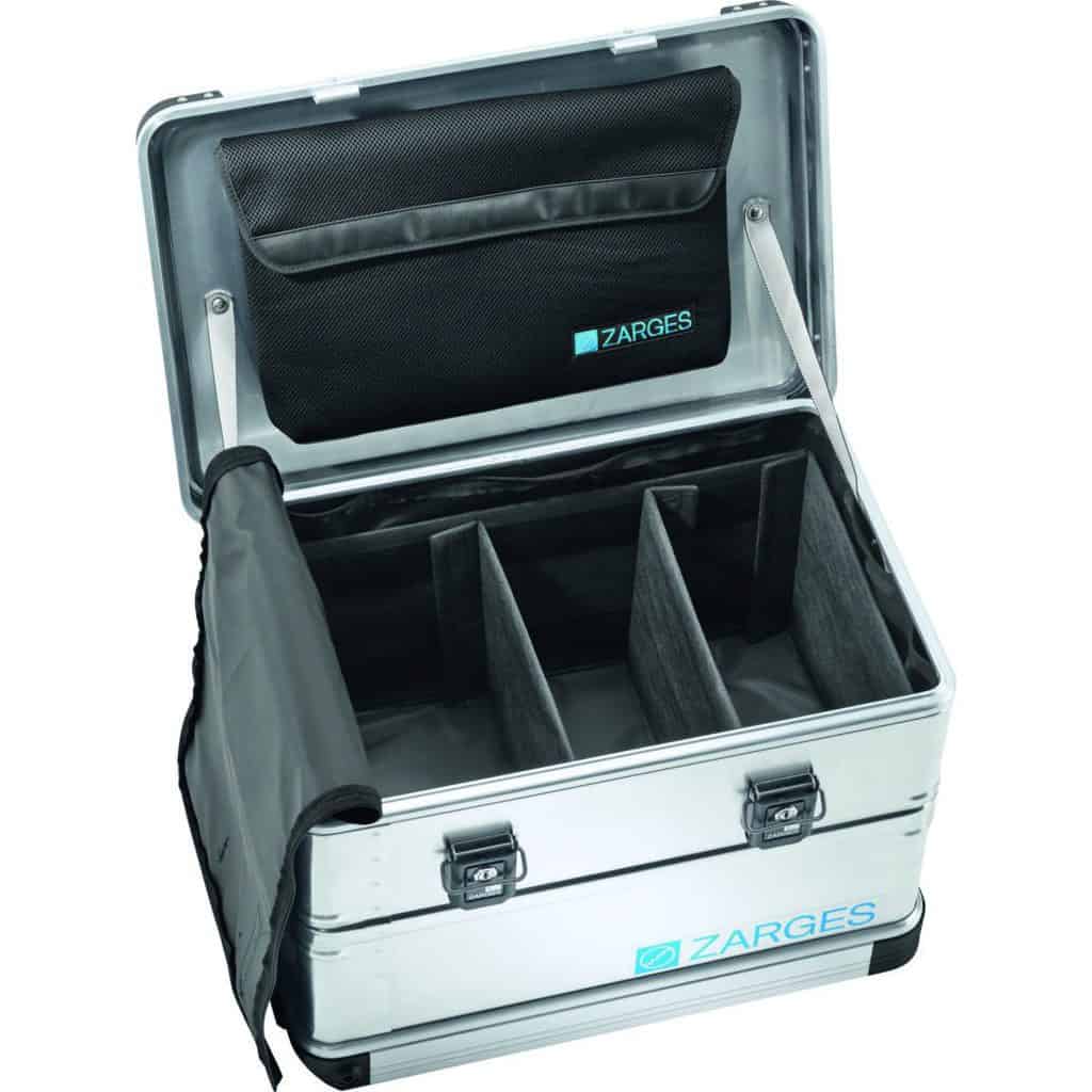 Zarges - Deckeltasche — Abmessungen: L x B x H (mm): 260 x 150 x 40