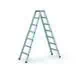 Zarges - Saferstep B - LM-Stufen-Stehleiter — Anzahl Stufen: 2x10, Einsatzbereich: Handwerk & Industrie