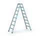 Zarges - Saferstep B - LM-Stufen-Stehleiter — Anzahl Stufen: 2x10, Einsatzbereich: Handwerk & Industrie