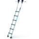 Zarges - Comfortstep Trec LH - LM-Stufen-Regalleiter — Anzahl Stufen: 10, Leiter-Typ: Regal-Leiter