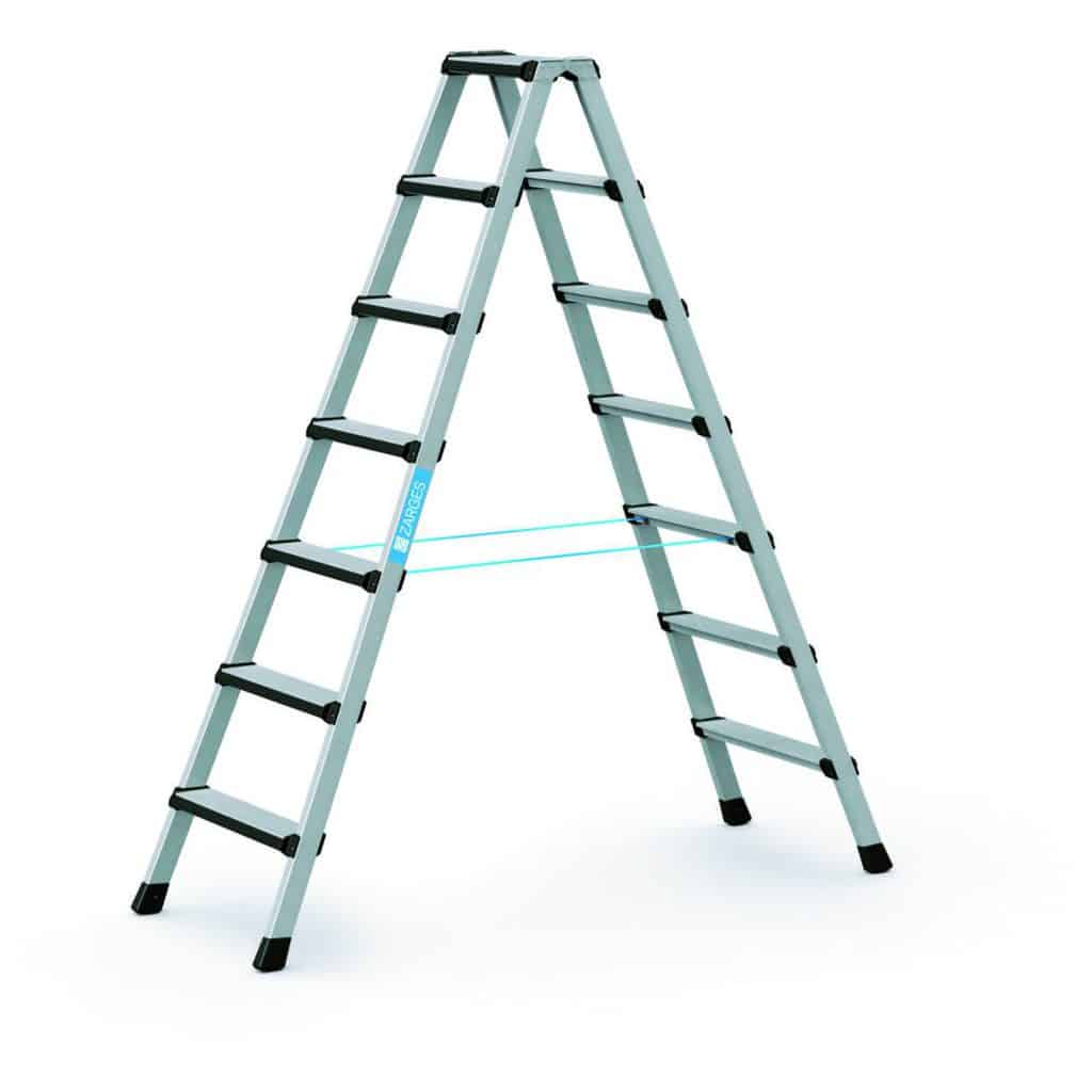 Zarges - Comfortstep B - LM-Stufen-Stehleiter — Anzahl Stufen: 2x10, Einsatzbereich: Handwerk & Industrie