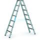 Zarges - R13step B - LM-Stufen-Stehleiter — Anzahl Stufen: 2 x 10, Einsatzbereich: Handwerk & Industrie