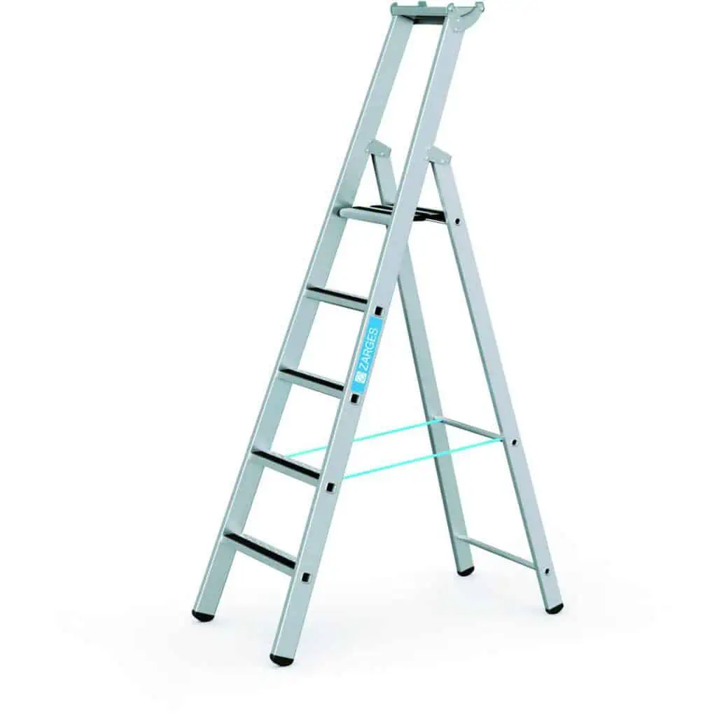 Zarges - R13step S - LM-Stufen-Stehleiter — Einsatzbereich: Handwerk & Industrie, Leiter-Typ: Stehleiter einseitig…