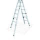 Zarges - Varioflex B - LM-Stehleiter — Anzahl Sprossen:: 2 x 6, Einsatzbereich: Handwerk & Industrie