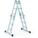 Zarges - Multitec M - Vielzweckleiter — Anzahl Sprossen:: 2 x 3 + 2 x 5, Leiter-Typ: Gelenk-Leiter