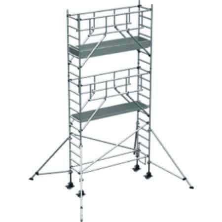 Zarges - Multitower S-PLUS 1T - Fahrgerüst mit Auslegern | Plattformgröße 0,6m × 1,8m