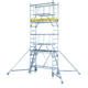 Zarges - Compactmaster S-PLUS 1T - Klappgerüst · Plattformgröße 0,6m × 1,8m — Arbeitshöhe: 3,75m, Gerüst-Typ: Klappgerüst…