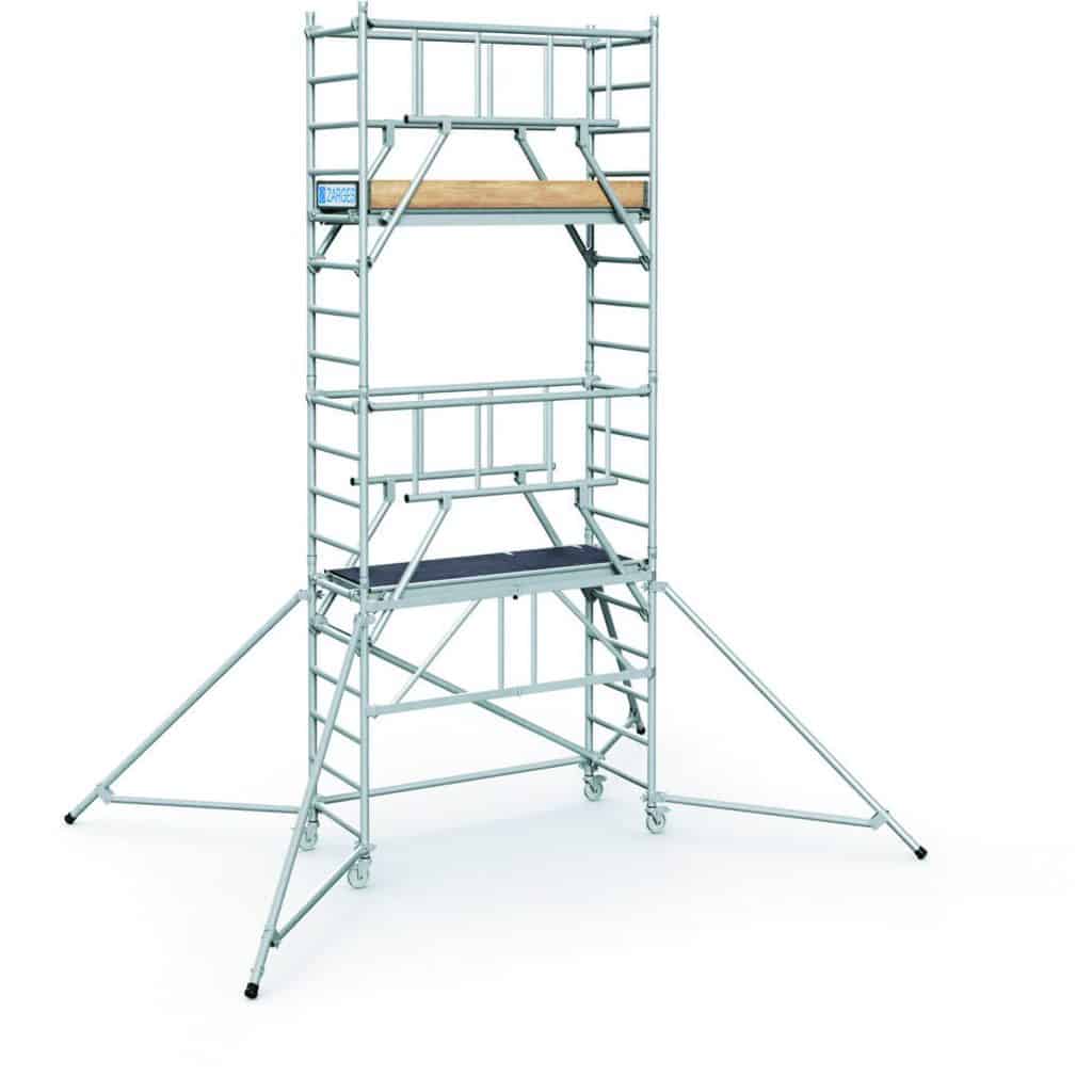 Zarges - PaxTower S-PLUS 1T - Klappgerüst — Arbeitshöhe: 2,55m, Gerüst-Typ: Klappgerüst | Zimmergerüst