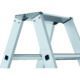 Zarges - R13step B - LM-Stufen-Stehleiter — Anzahl Stufen: 2 x 10, Einsatzbereich: Handwerk & Industrie