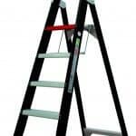altrex Stufenleiter TAURUS TGB einseitig begehbar — STUFEN inkl. PLATTFORM: 3, Einsatzbereich: Handwerk & Industrie