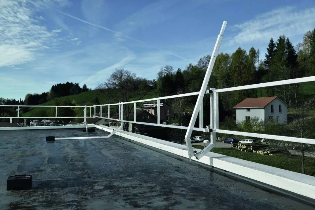 Mauderer - BAVARIA Flachdach-Absturzsicherung Klassik — Ausführung: 25m Set, Einsatzbereich: Handwerk & Industrie
