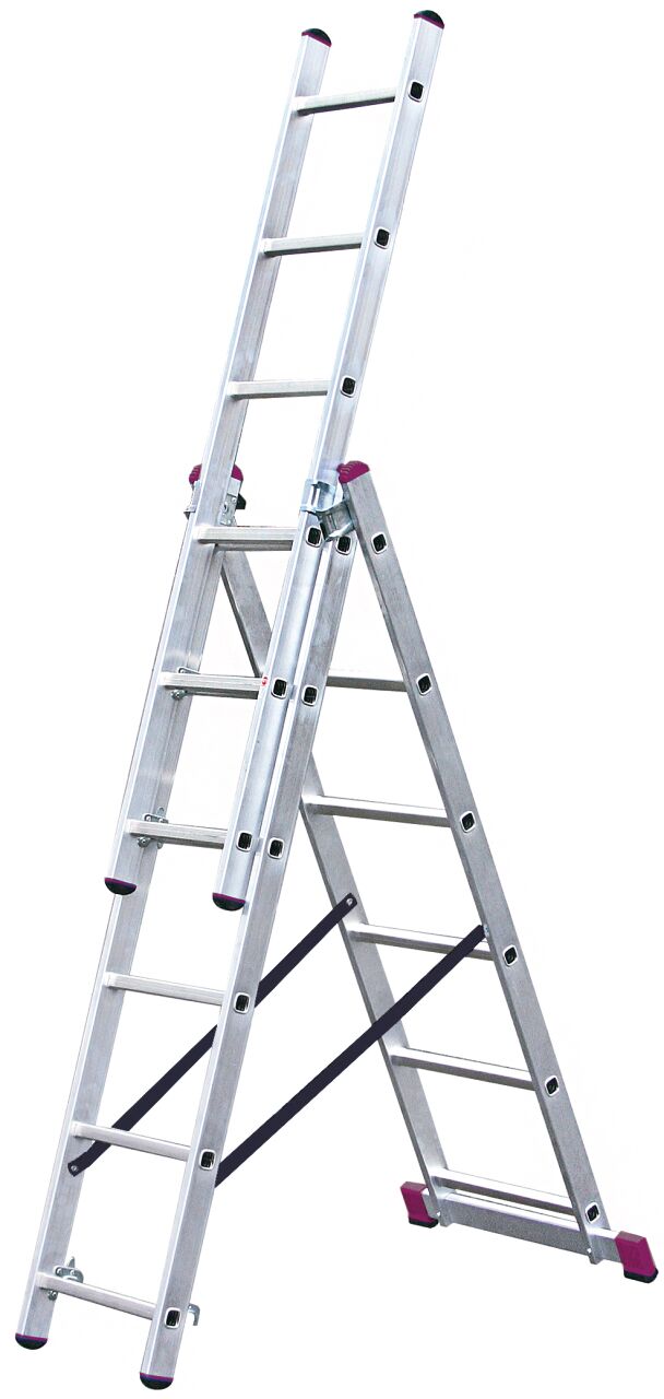 KRAUSE CORDA VielzweckLeiter 3x6 Spr. – Hauptbild