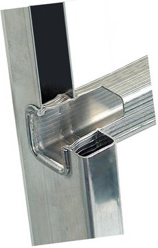 KRAUSE Robilo SeilzugLeiter. zweitlg. 2x15 Spr. – Langlebige, 32-fach verbördelte Sprossen-/Holmverbindung