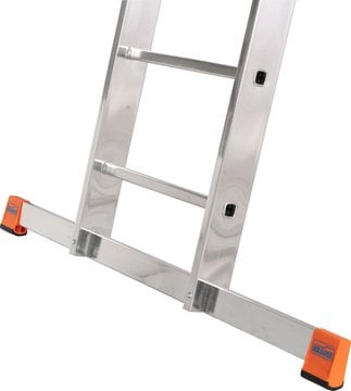 KRAUSE Tribilo VielzweckLeiter 3x9 Spr. – Breite Quertraverse für einen sicheren Stand