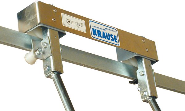 KRAUSE STABILO RegalLeiter T-Schiene 1x6 Stu. – Durch die klemmende Verbindung der T-Schienen ist kein Bohren an der Befestigungsschiene notwendig