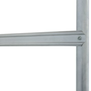 KRAUSE STABILO PodestLeiter, fahrbar 1x2 St.R13 – Knieleiste für Plattformgeländer