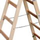 Krause Stabilo Holz Sprossen-DoppelLeiter