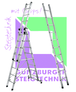 Günzburger Steigtechnik Sprossen-Leiter