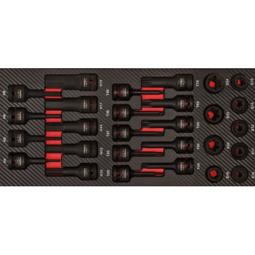 PROJAHN - 1/2" Schlag Stecknuss Einlage TX+Innen-6kant 28tlg – PROJAHN Werkzeuge