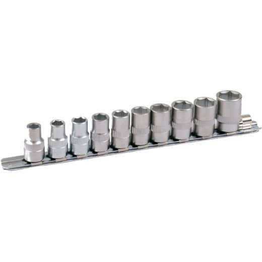 PROJAHN - 1/2" Stecknuss Satz auf Schiene 10tlg