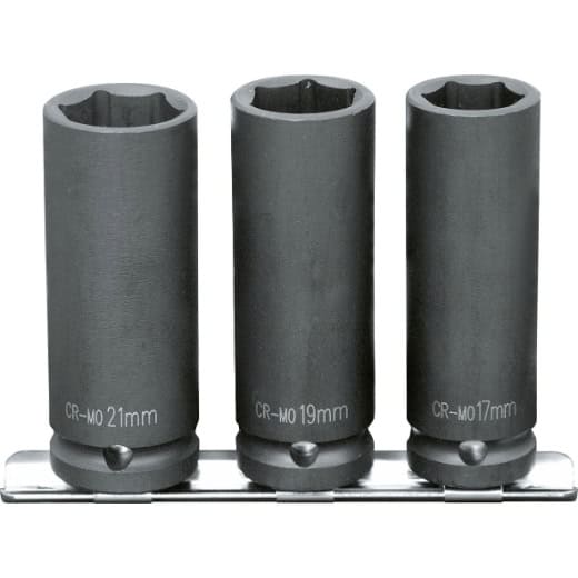 PROJAHN - 1/2" Tiefe Schlag Stecknuss Satz 3tlg