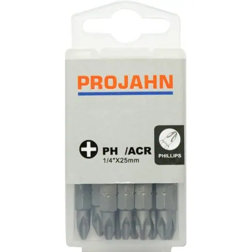 PROJAHN - 1/4" ACR Bit Phillips 10er Pack — Länge L25 mm