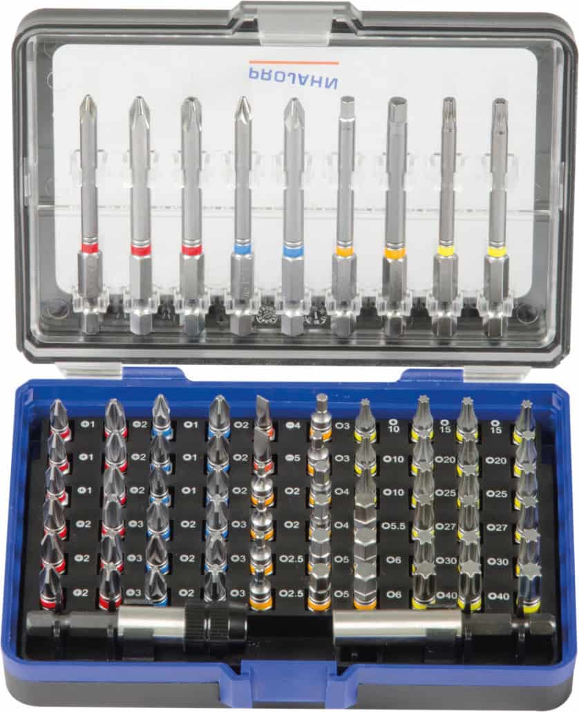 PROJAHN - 1/4" Bit Box mit markierten Bits 71tlg