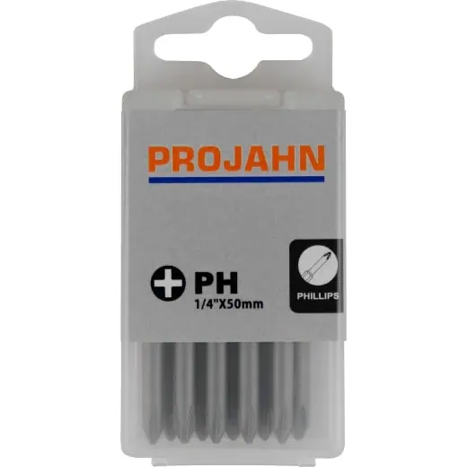 PROJAHN - 1/4" Bit Phillips 10er Pack