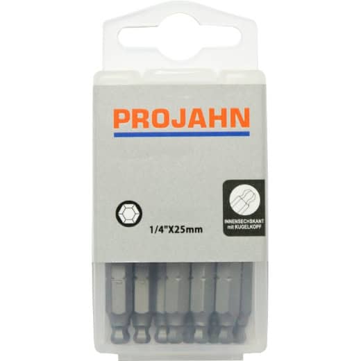 PROJAHN - 1/4" Kugelkopf Bit 10er Pack — Durchmesser: 1,5 mm