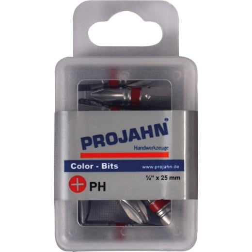 PROJAHN - 1/4" markierter Bit Phillips 10er Pack — PH-Größe: PH1