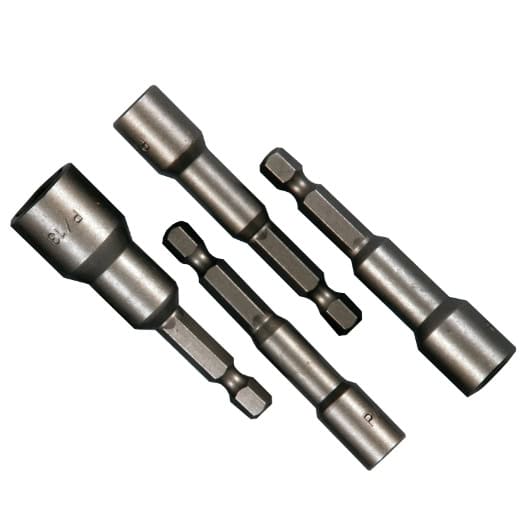 PROJAHN - 1/4" Stecknuss Bit Satz metrisch — Stecknussgröße: 4tlg metrisch