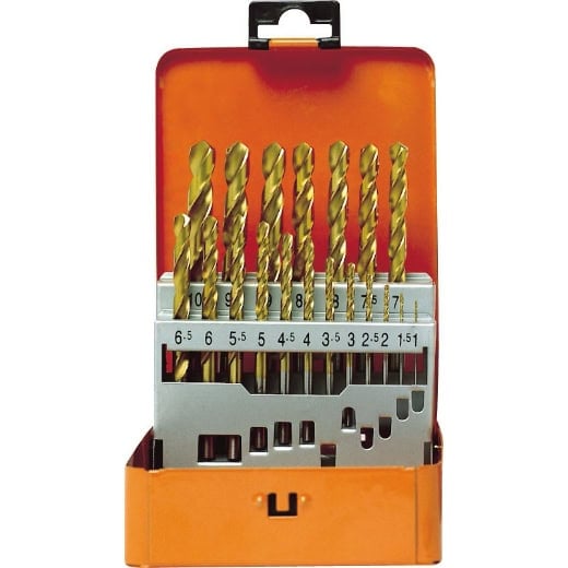 PROJAHN - Bohrerkassette HSS-G TiN ECO 19tlg 1-10/0,5 mm