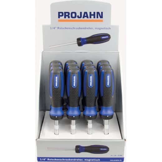 PROJAHN - Display 12 x Ratschenschraubendreher 4194