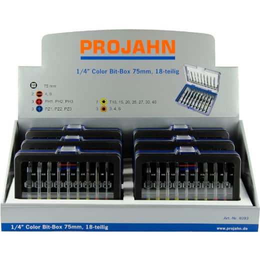 PROJAHN - Display 6xBit Box 18tlg 4093