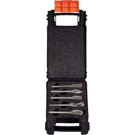 PROJAHN - Frässtifte HM, 5tlg in Kassette Form B, C, E, G Kopfdurchmesser 9.6 mm und Form X