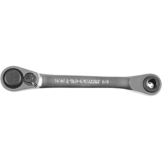 PROJAHN - GearTech 1/4" + 5/16" Bit-Doppelring Schlüssel