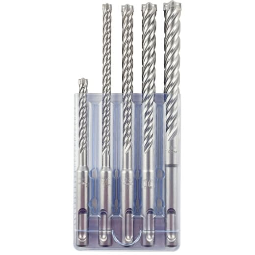 PROJAHN - Hammerbohrer-Set ROCKET 7 SDS-plus 5-tlg 6-12 mm in Kunststoffbox