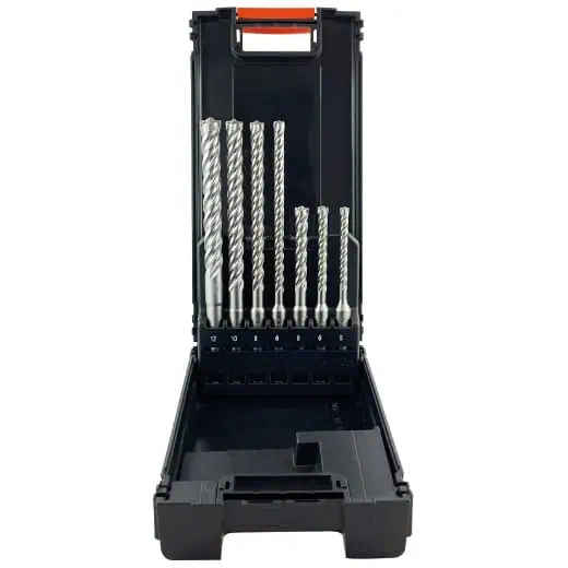 PROJAHN - Hammerbohrer-Set ROCKET 7 SDS-plus 7-tlg 5-12 mm in Kunststoffkassette