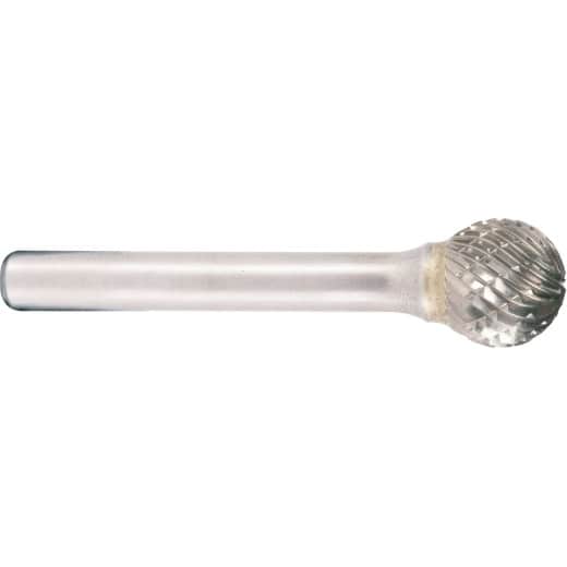 PROJAHN - Hartmetallfräser, Form D Kugel d1 Schnellfrässchliff für Aluminium — Durchmesser: 127 mm, Schaftdurchmesser: 3,0 mm