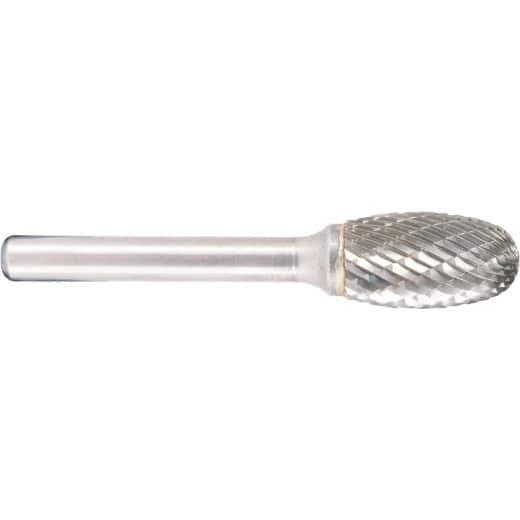 PROJAHN - Hartmetallfräser, Form E Oval Tropfen d1 Kreuzverzahnung — Durchmesser: 127 mm, Schaftdurchmesser: 3,0 mm