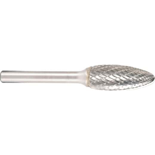 PROJAHN - Hartmetallfräser, Form H Flamme d1 Kreuzverzahnung — Durchmesser: 127 mm, Schaftdurchmesser: 3,0 mm
