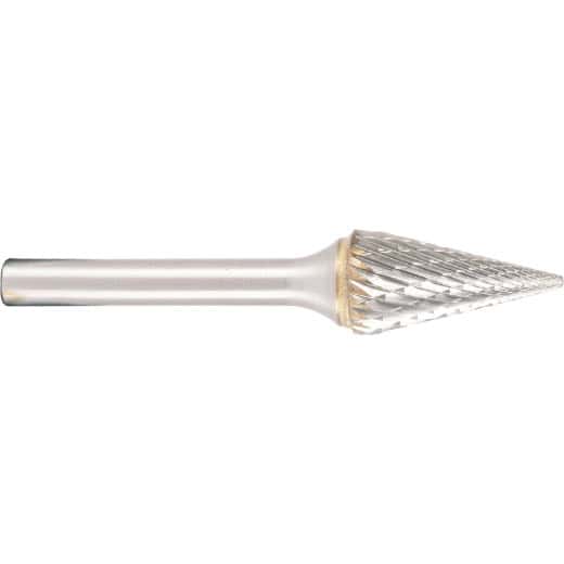 PROJAHN - Hartmetallfräser, Form M Spitzkegel 14° d1 Kreuzverzahnung — Durchmesser: 127 mm, Schaftdurchmesser: 3,0 mm