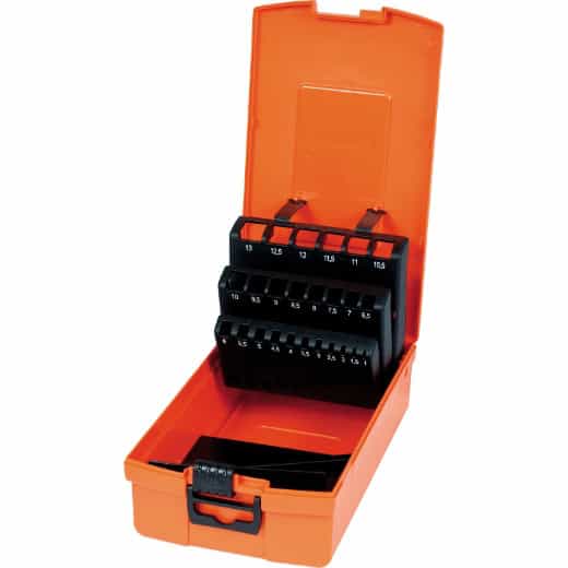 PROJAHN - Kassette Kunststoff 25tlg. 1-13mm leer Farbe orange