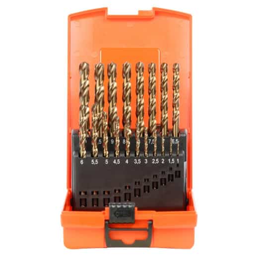 PROJAHN - Kunststoffkassette HSS-Co DIN 338 19-tlg, 1-10/0,5mm - BASIC