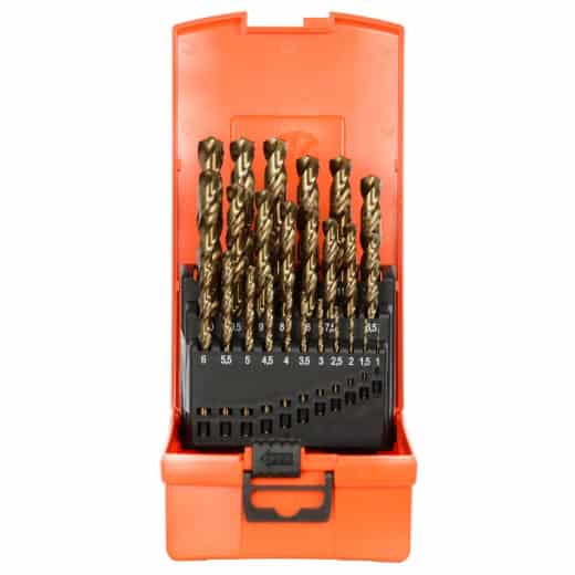 PROJAHN - Kunststoffkassette HSS-Co DIN 338 25-tlg, 1-13/0,5mm - BASIC