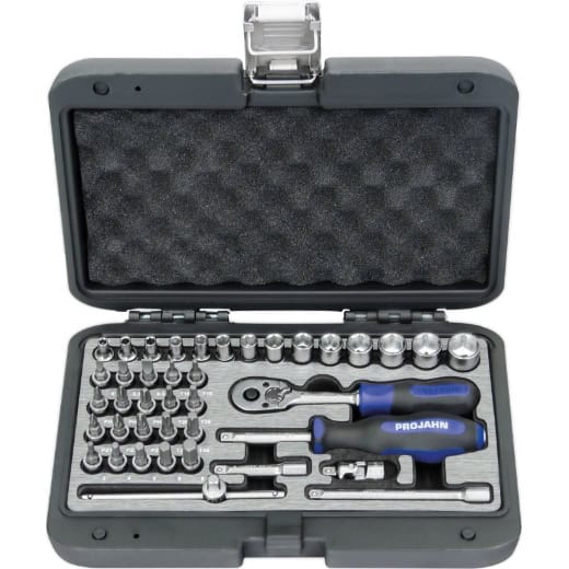 PROJAHN - professional Steckschlüssel-Koffer — Vierkantgröße / Teileanzahl: 1/4" / 40-teilig
