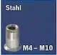 PROJAHN - Profi Blindnietmuttern-Hebelzange M4, M5, M6, M8, M10