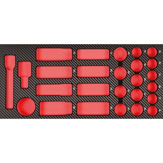 PROJAHN - ProForm Einlage leer f. 1/2" Schlagnüsse