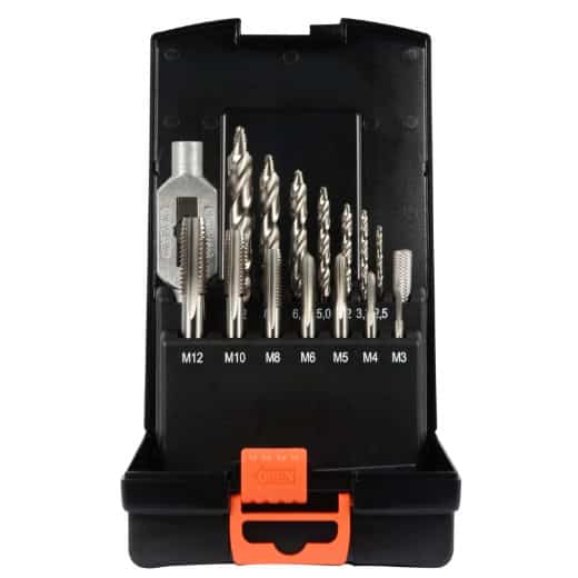 PROJAHN - PROSTEP Gewinde-Set HSS-G 15-tlg. M3 - M12 in Kunststoffkassette