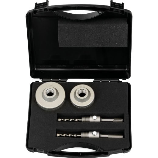 PROJAHN - Schlagbohrkronen-Set 68/82 mm Aufn. (SDS-plus /6-kant) +Zentrierbohrer Aufnahme M22